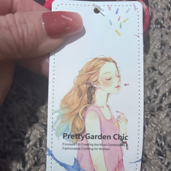 Pretty Garden Leopard Print Bikini Swimsuit Cheeky Bottoms S #6 - Picture 4 of 8